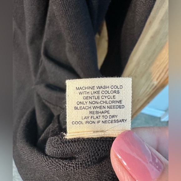 Retrology Black Open Front Cardigan Sweater Size Medium - Picture 7 of 10